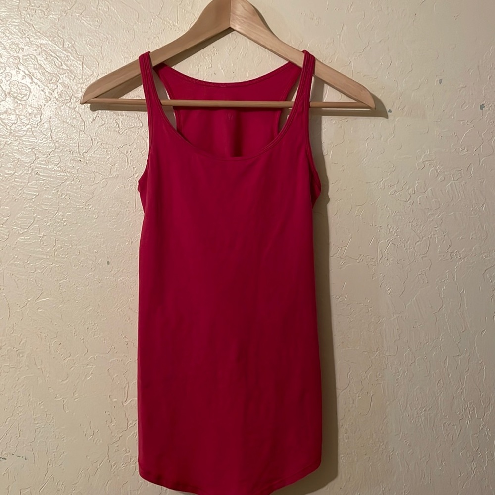 Lululemon Athletica Red Tank Top